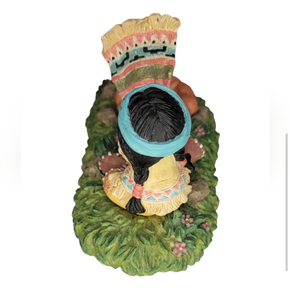 Rare Vintage 1996 Enesco Friends of a Feather Incense burner Figurine  #188298 - Picture 4 of 8